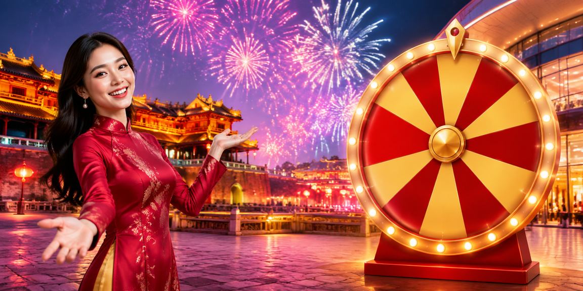 Không khí lễ hội quay thưởng may mắn tại Huế – người dùng tham gia trò chơi casino trực tuyến