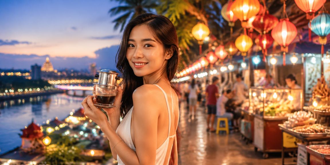 Người dùng tại Huế đăng ký tài khoản và nhận bonus khi thưởng thức cà phê Việt Nam