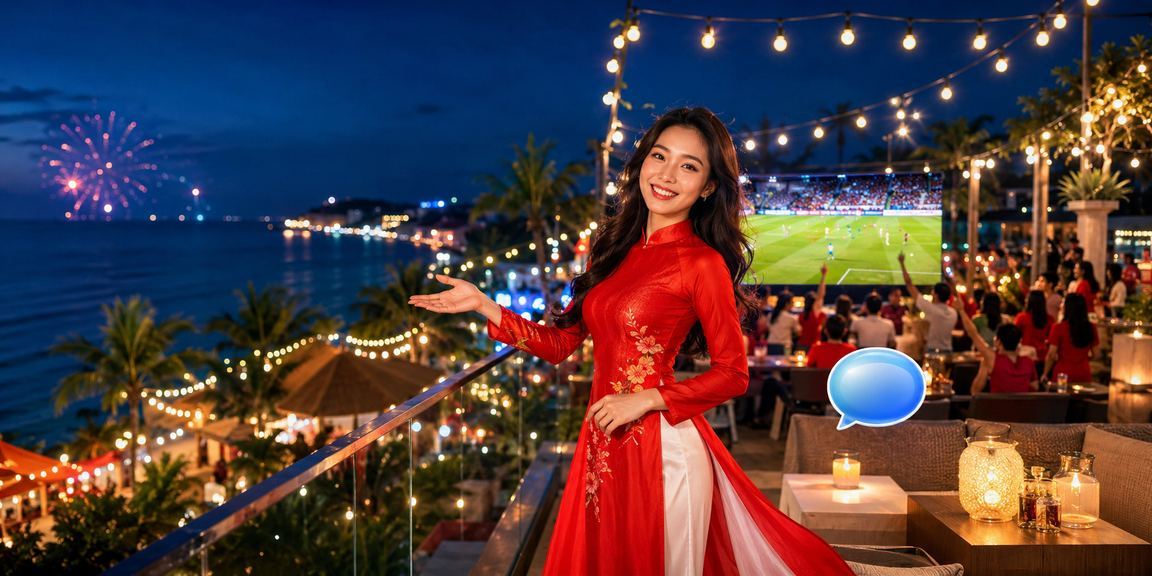 Người dùng VIP Phú Quốc trong trang phục áo dài nhận bonus và tham gia ưu đãi đặc biệt trên 888top